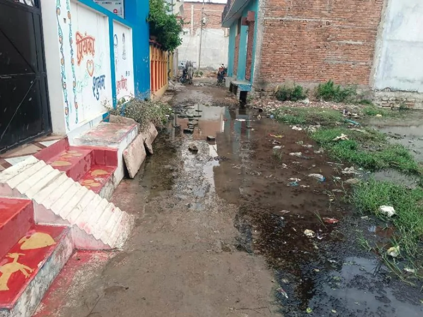 जल भराव की भीषण समस्या से जनता हलाकान
