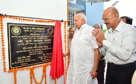 कृषि मंत्री सूर्य प्रताप शाही ने बांदा कृषि विश्वविद्यालय में 26.84 करोड़ की आवासीय परियोजनाओं का किया लोकार्पण
