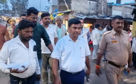 पॉलिथीन के खिलाफ दुकानों पर एसडीएम ने की छापेमारी