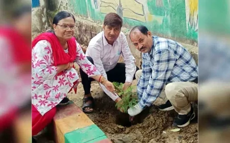 हर शिक्षक लगाए एक पौधा : एडी तिवारी