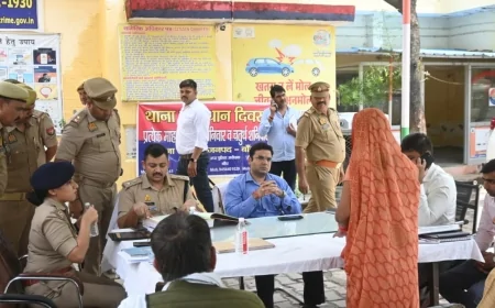 थाना समाधान दिवस में डीएम और एसपी ने सुनीं जन शिकायतें, समयबद्ध निस्तारण के दिए निर्देश