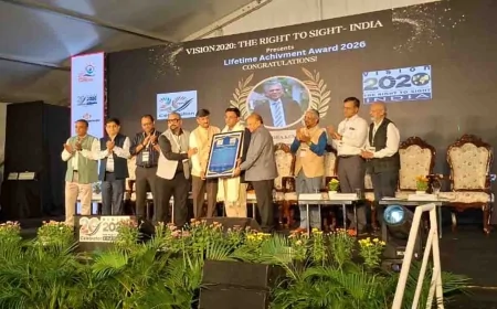 स्व. पद्मश्री डॉ. बी.के. जैन को मरणोपरांत लाइफ टाइम अचीवमेंट अवॉर्ड, चित्रकूट और विंध्य का बढ़ाया गौरव