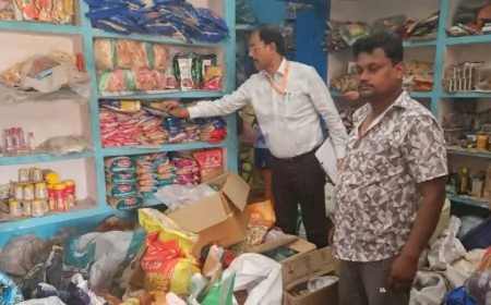खाद्य सुरक्षा टीम ने संग्रहीत किए नौ सैम्पल
