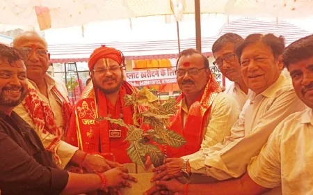 निःशुल्क पौध वितरण व वृहद भंडारे का हुआ आयोजन