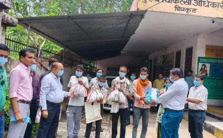 क्षय रोगियों को बांटी गई पोषण पोटली