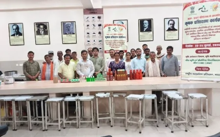 बांदा में किसानों को उद्यमी बनाने की पहल, 6 दिवसीय नवाचार प्रशिक्षण का भव्य शुभारंभ
