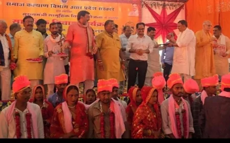 रामायण मेला परिसर में रीतिरिवाजों के साथ विवाह बंधन में बंधे 133 नवयुगल