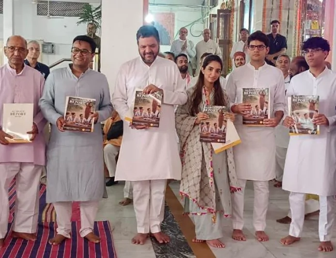 श्री रघुवीर मंदिर (बड़ी गुफा) में हर्षोल्लास के साथ संपन्न हुआ गुरुपूर्णिमा महोत्सव