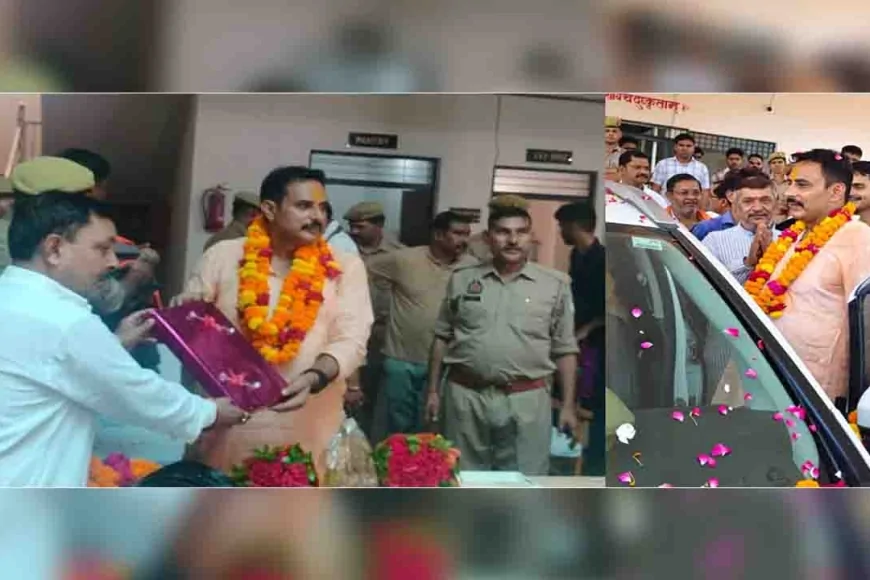 थाना प्रभारी उपेंद्र सिंह को दी गई भावभीनी विदाई