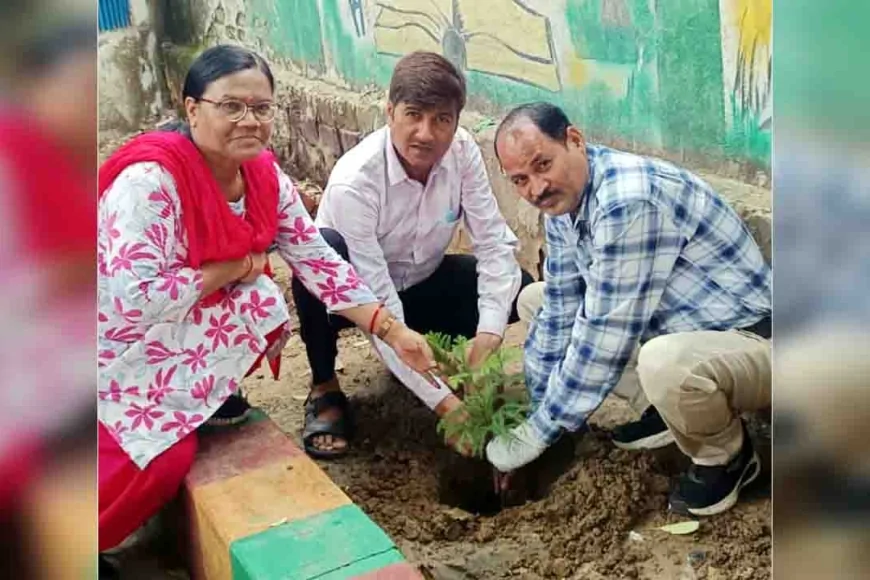 हर शिक्षक लगाए एक पौधा : एडी तिवारी
