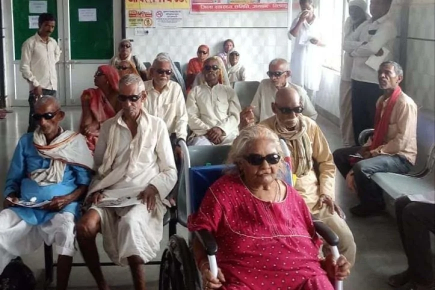 नेत्र रोग चिकित्सकों की दक्ष टीम ने किए 19 मरीजो के आपरेशन