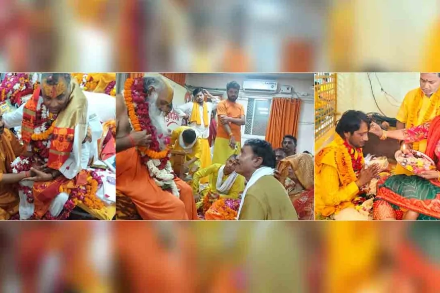 चित्रकूट के मठ-मंदिरों में उमड़े शिष्य, गुरुओं से लिया आशीर्वाद