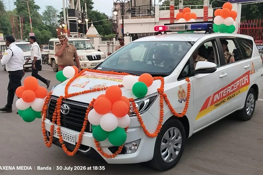 हाईटेक इंटरसेप्टर वाहन से होगी यातायात नियमों की डिजिटल निगरानी, सड़क सुरक्षा को मिलेगी मजबूती