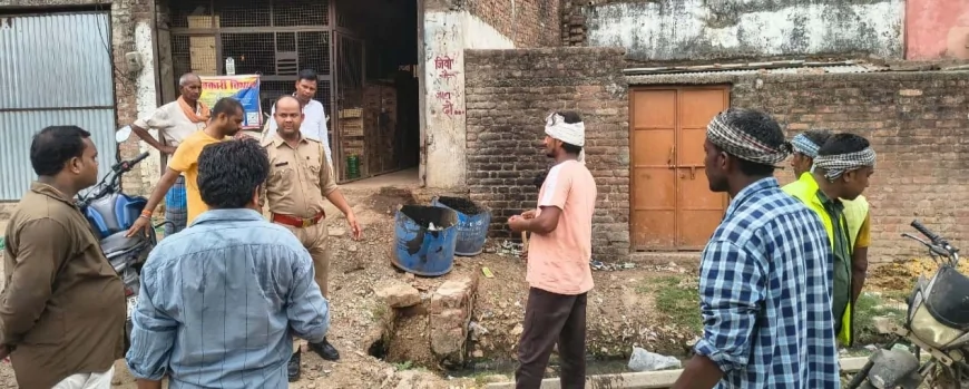 आबकारी टीम ने शराब दुकानों का किया स्थलीय निरीक्षण