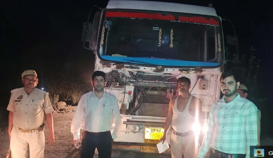 अवैध परिवहन करते 11 वाहन पकड़े