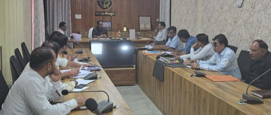 मुख्यमंत्री वैश्विक नगरोदय योजना के प्रस्तावित विकास कार्यों की हुई समीक्षा