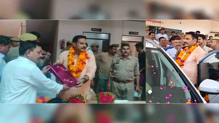 थाना प्रभारी उपेंद्र सिंह को दी गई भावभीनी विदाई