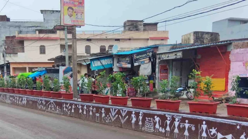 दुल्हन की तरह सजाया गया हवाईपट्टी से सीआईसी तक मार्ग