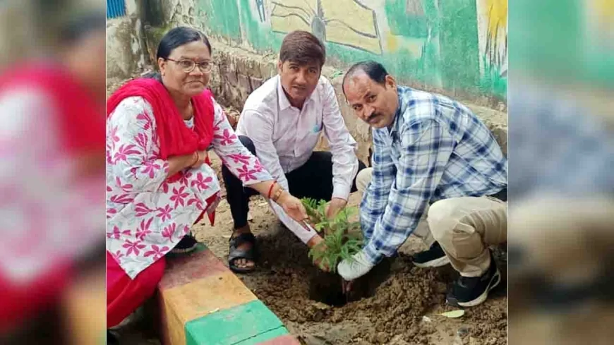 हर शिक्षक लगाए एक पौधा : एडी तिवारी