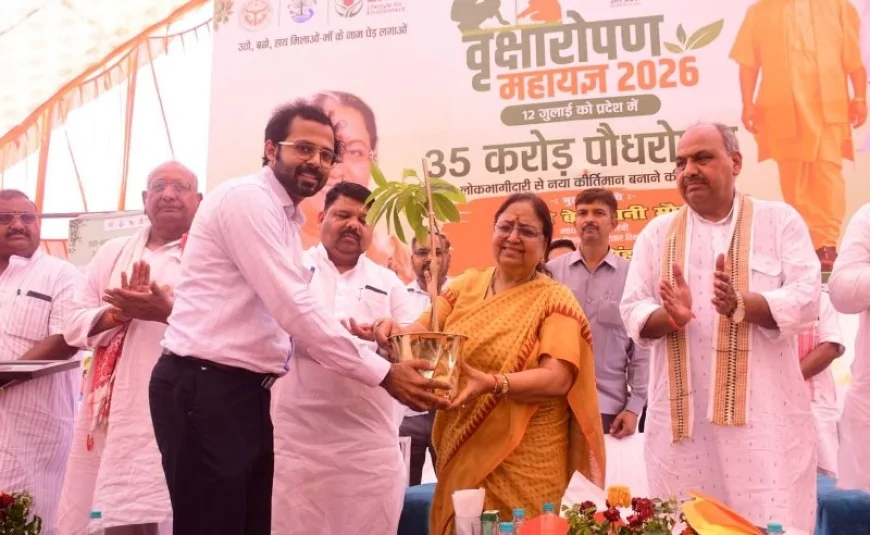 कैबिनेट मंत्री ने सुमेर गिरि वन ब्लाक में किया पौधरोपण