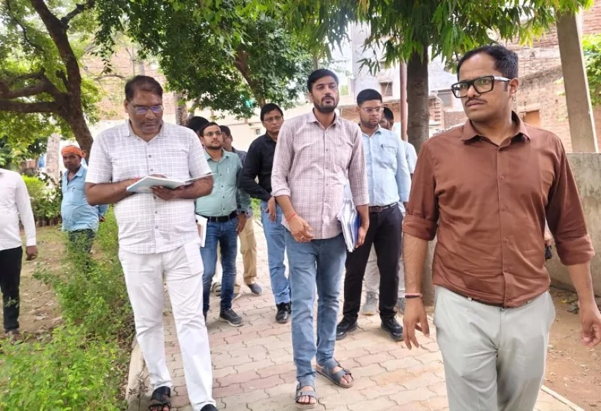 डीएम ने कोठी तालाब स्थित अटल पार्क का किया निरीक्षण