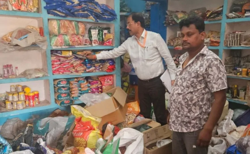खाद्य सुरक्षा टीम ने संग्रहीत किए नौ सैम्पल
