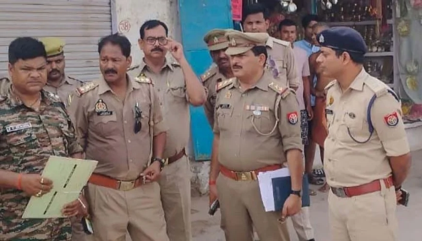 मेला क्षेत्र का एएसपी ने भ्रमण कर सुरक्षा का लिया जायजा