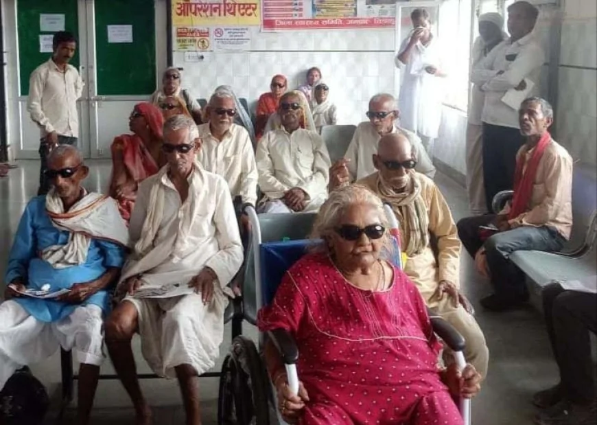 नेत्र रोग चिकित्सकों की दक्ष टीम ने किए 19 मरीजो के आपरेशन