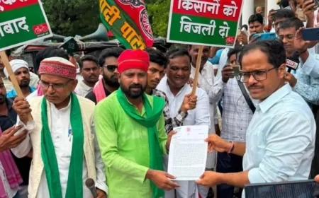सदर विधायक ने चरमराई बिजली व्यवस्था को लेकर दिया ज्ञापन