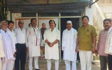 राष्ट्रीय सचिव ने कांग्रेस पदाधिकारियों के साथ की बैठक