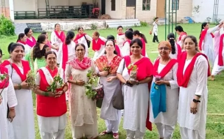 महिला पतंजलि योग समिति ने मनाया आचार्य बालकृष्ण का जन्मदिन