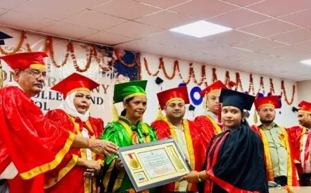 बांदा पैरामेडिकल कॉलेज एंड नर्सिंग स्कूल का दूसरा दीक्षांत समारोह संपन्न