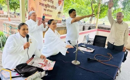 कान्हा सभागार में चलाया नशा मुक्ति प्रतिज्ञा अभियान