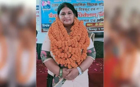 प्राथमिक शिक्षक संघ की वन्दना यादव बनी नगर अध्यक्ष