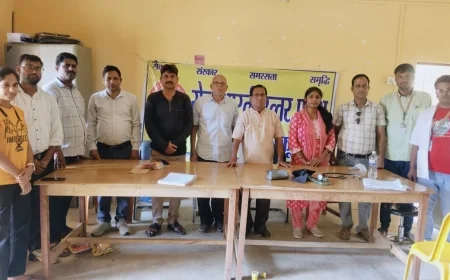 सेवा भारती ने लगाया स्वास्थ्य परीक्षण शिविर