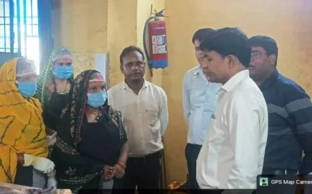 सीडीओ ने सर्वोदय विद्यालय का किया निरीक्षण