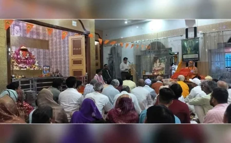 कटरा स्थित श्री राम दरबार मंदिर में भव्य तुलसी जयंती समारोह का आयोजन