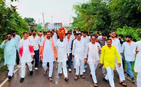 गुरु रविदास जयंती पर निकली कलश वंदन यात्राएं, विधायक प्रकाश द्विवेदी ने किया सहभागिता