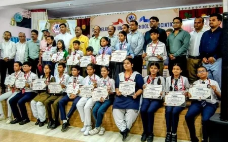 बूसा द्वारा अंतरविद्यालयी हिंदी एवं अंग्रेजी भाषण प्रतियोगिता का भव्य आयोजन