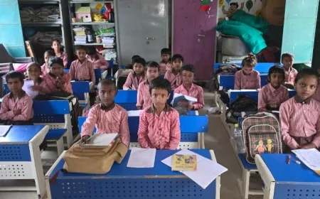 डायट प्राचार्य ने विद्यालयों का किया निरीक्षण