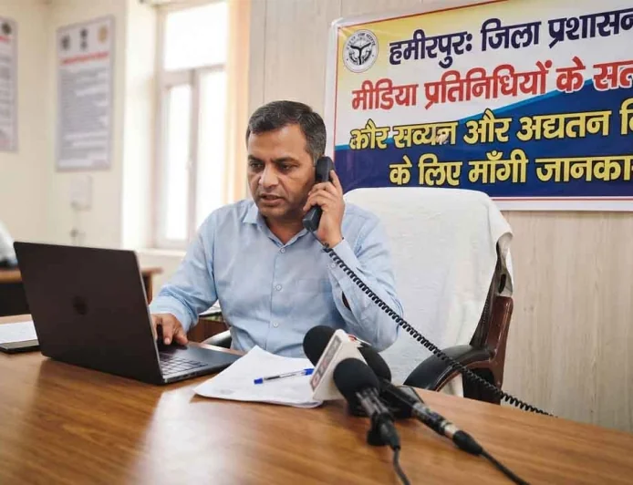 जिला प्रशासन ने मीडिया प्रतिनिधियों के सत्यापन और अद्यतन विवरण के लिए माँगी जानकारी