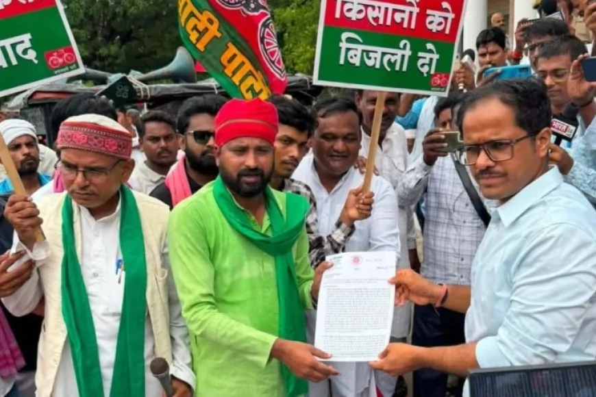 सदर विधायक ने चरमराई बिजली व्यवस्था को लेकर दिया ज्ञापन