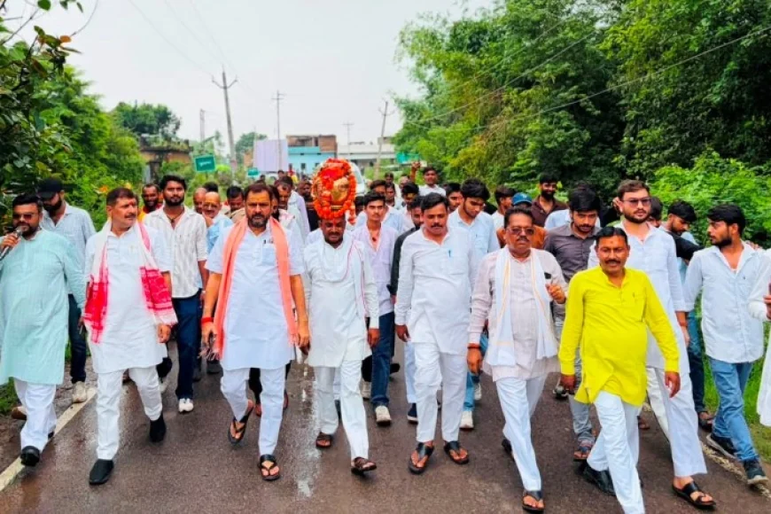 गुरु रविदास जयंती पर निकली कलश वंदन यात्राएं, विधायक प्रकाश द्विवेदी ने किया सहभागिता