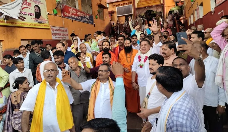 राजा बुंदेला के नेतृत्व में चल रही गाँव -गांव पांव-पांव यात्रा का हुआ समापन
