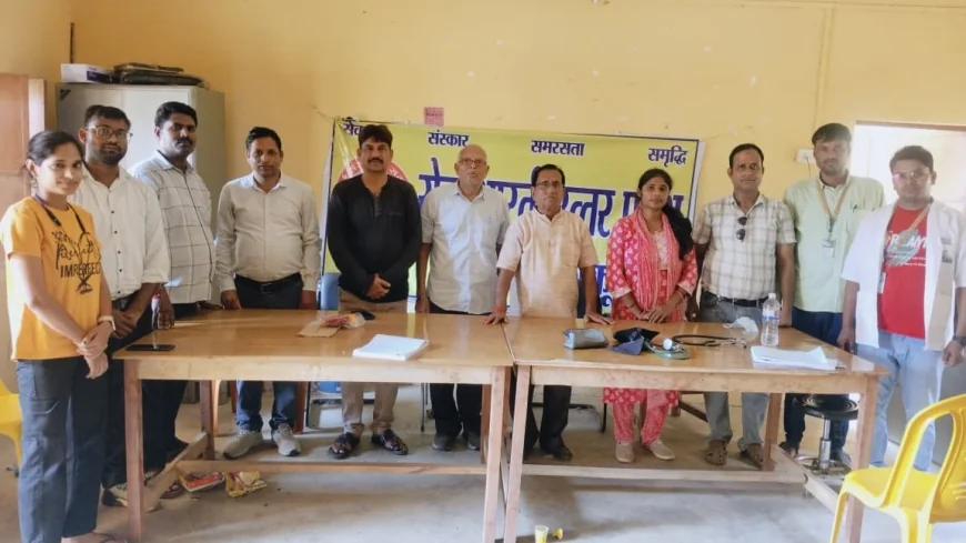 सेवा भारती ने लगाया स्वास्थ्य परीक्षण शिविर