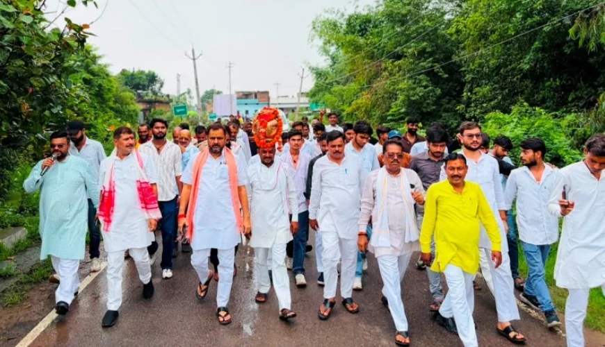 गुरु रविदास जयंती पर निकली कलश वंदन यात्राएं, विधायक प्रकाश द्विवेदी ने किया सहभागिता
