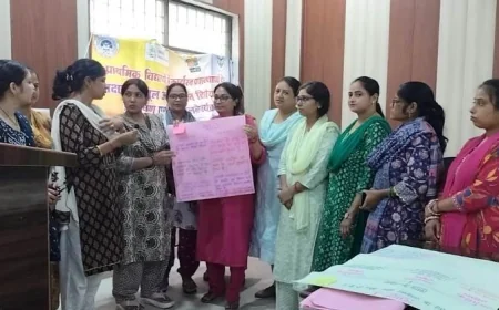 सक्षम मॉड्यूल आधारित हेड मास्टर प्रशिक्षण एवं मेंटल वेलनेस कार्यक्रम के तृतीय चरण का समापन