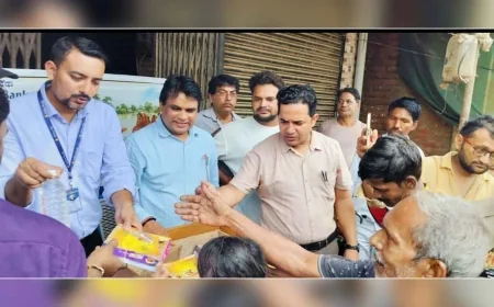 बाढ़ पीड़ितों की सहायता के लिए एलडीएम ने बढ़ाया हाथ
