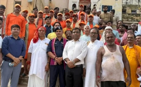 एनडीआरएफ टीम के साहस, समर्पण एवं उत्कृष्ट बचाव कार्य की सराहना करते हुए किया सम्मानित