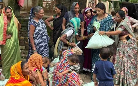 भाजपा नेेत्री डॉ. ज्योति उपाध्याय ने पीड़ित परिवारों से की मुलाकात